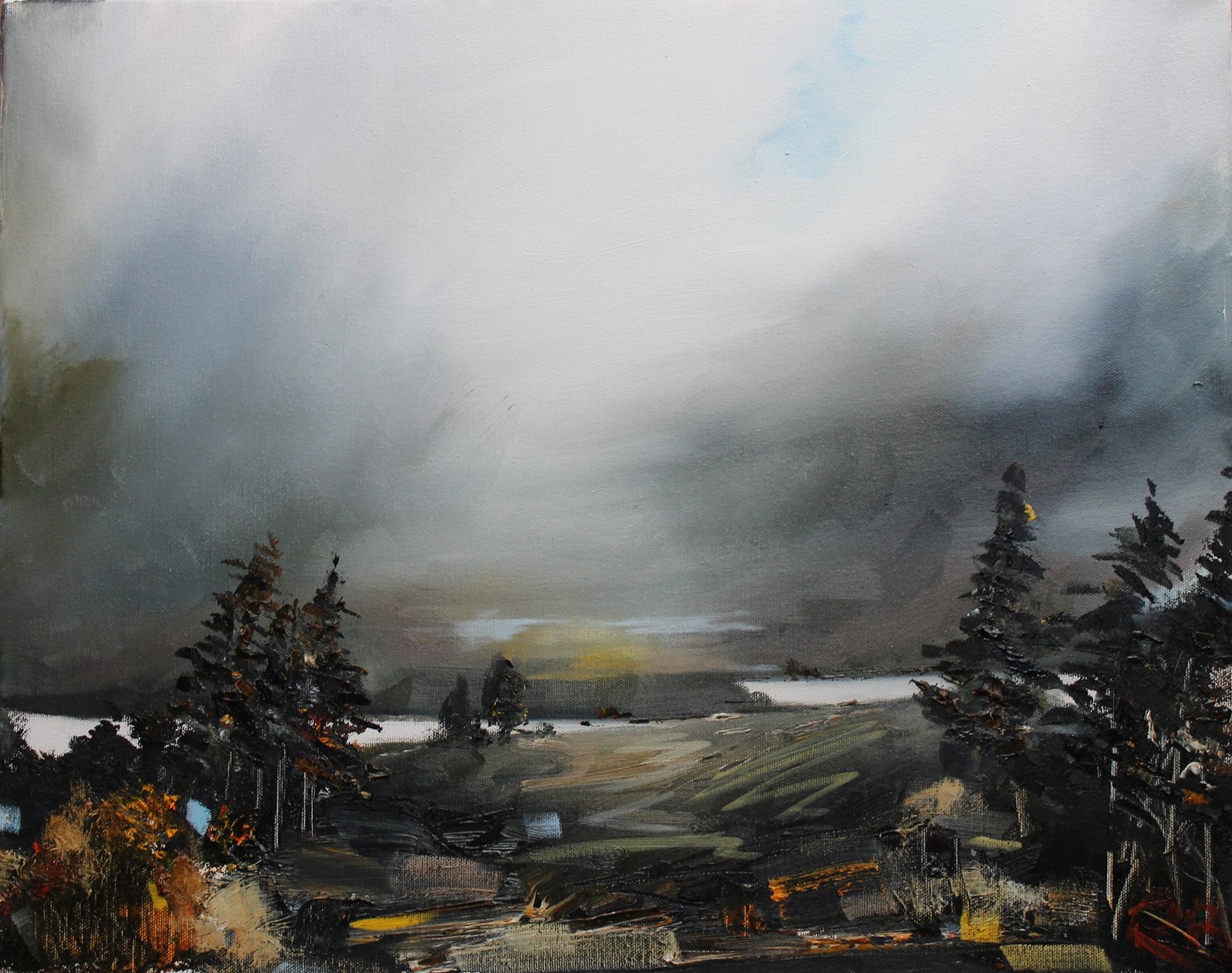 'Highlands amid the Mist ' by artist Rosanne Barr